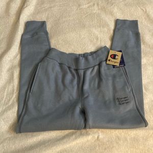 Mens Champion Reverse Weave Contrast Stitch Joggers M